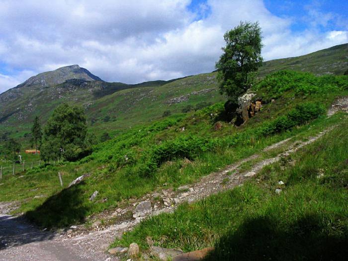 the way up (north), Sgurr na Lapaich already in sight