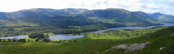 Loch Affric from the northbound track