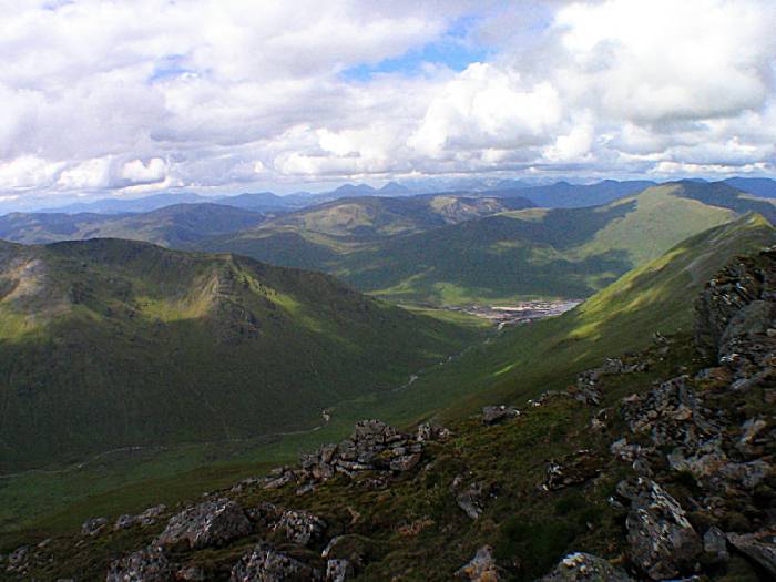 Western end of Loch Mullardoch from Mam Sodhail